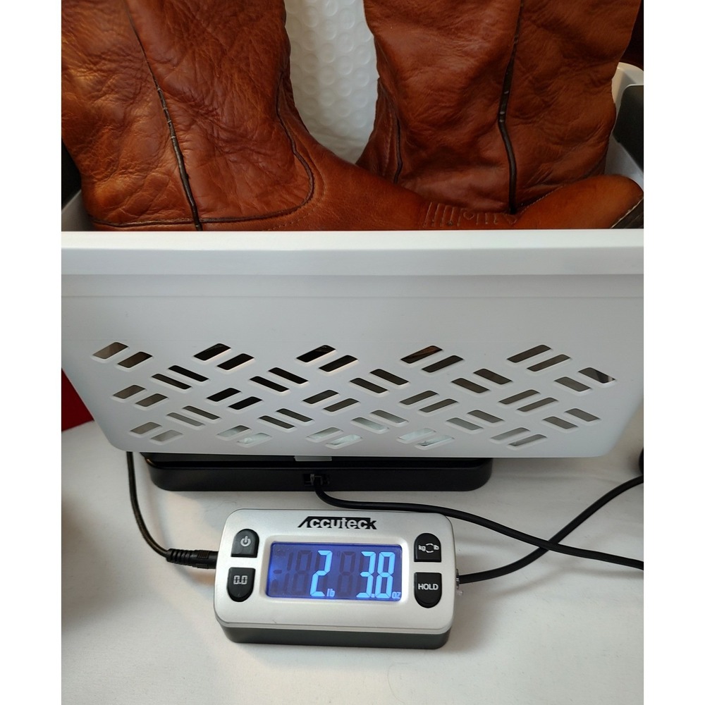 Tony Lama 1012 L Womens Cognac Brown Leather Western Cowboy Boots Size 6 M - Picture 15 of 15